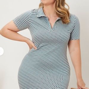 Allover Print Bodycon Dress